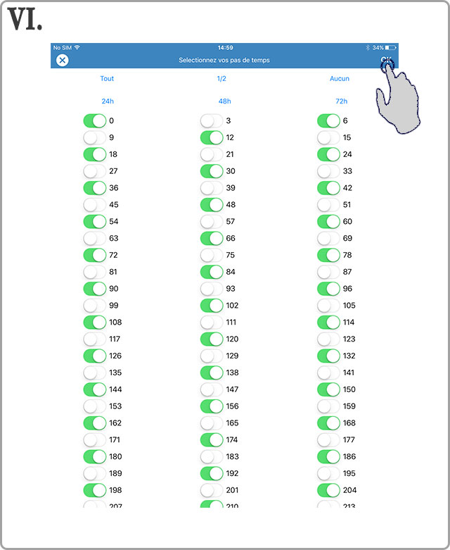 Modifier un GRIB sauvegardé Squid Mobile - VI